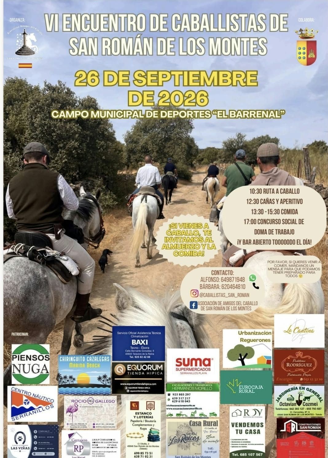 VI Encuentro de Caballistas de San Román de los Montes